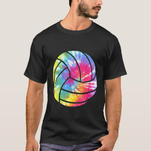Camiseta Jogador de Voleibol de Cor Watercolor Colorido