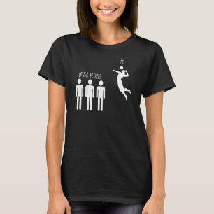 Camiseta Jogador de Voleibol de Praia do Spike Other Pessoa