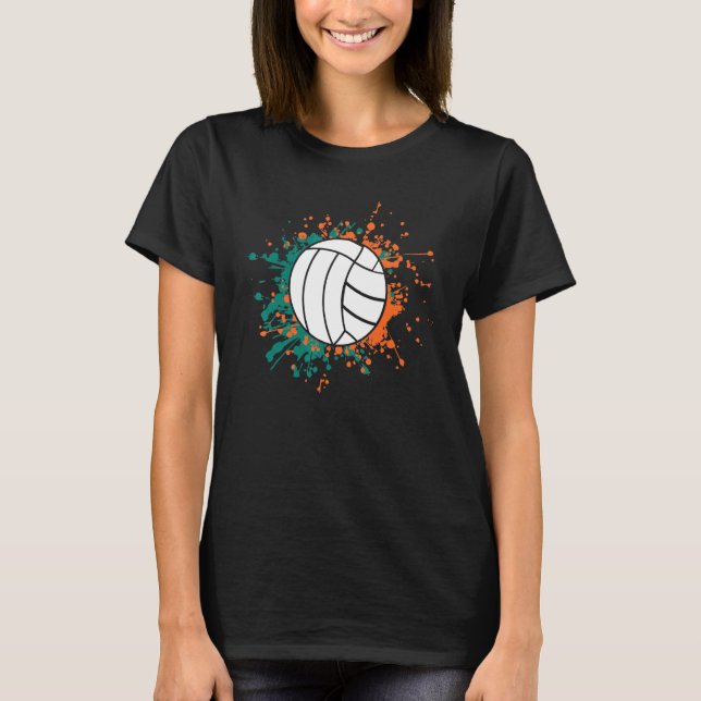 Camiseta Jogador de Voleibol de Praia Esportiva Voleibol (Frente)