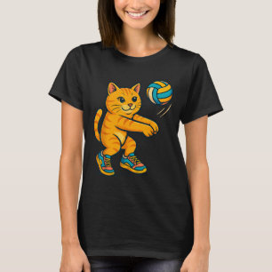 Camiseta Jogador de Voleibol Encantador de Adolescentes T