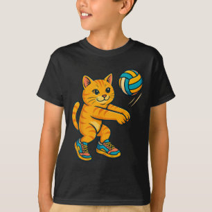 Camiseta Jogador de Voleibol Encantador de Adolescentes T