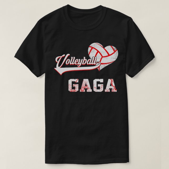 Camiseta Jogador de Voleibol Familiar Oferece Gaga de Volei (Frente do Design)