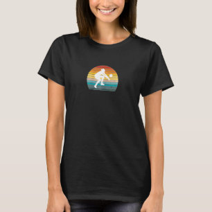 Camiseta Jogador de Voleibol feminino Silhouset Sunset Retr