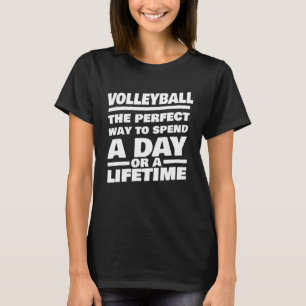 Camiseta Jogador de Voleibol Saindo Pela Vida