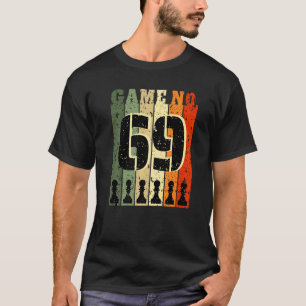 Camiseta Jogador De Xadrez Aniversário 69 Anos Número De Jo