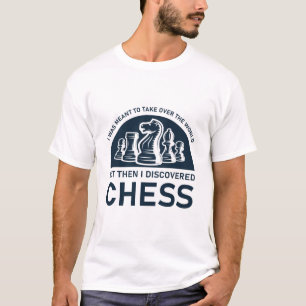 Camiseta Jogador de xadrez divertido xadrez
