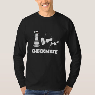 Camiseta Jogador de xadrez Engraçado Peão-bolinho Rei Chess