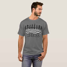 Camiseta Jogador De Xadrez, Jogador De Jogo De Xadrez