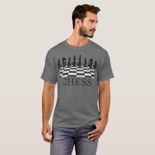 Camiseta Jogador De Xadrez, Jogador De Jogo De Xadrez
