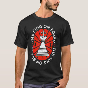 Camiseta Jogador De Xadrez O Rei No Conselho King Boar