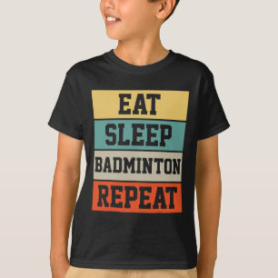 Camiseta Jogador desportivo Badminton - Presente Retro Funn