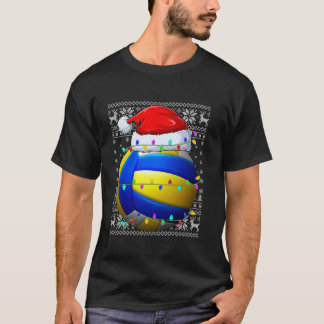 Camiseta Jogador desportivo de suor feio Santa Hat Ch