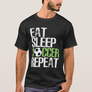 Camiseta Jogador desportivo Repita o Sono