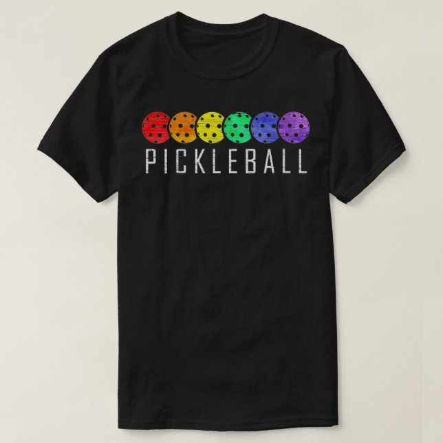 Camiseta Jogador desportivo Womans Pickleball Funny Paddle  (Frente do Design)
