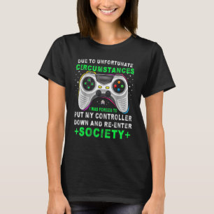 Camiseta Jogador Devido A Circunstâncias Infelizes Jogos