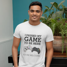 Jogador Divertido 'Pauso Meu Jogo'