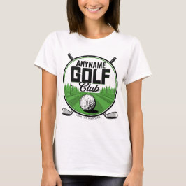 Camiseta Jogador do Clube Golf Pro Golf, nome personalizado