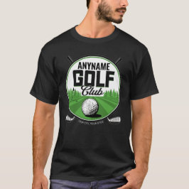 Camiseta Jogador do Clube Golf Pro Golf, nome personalizado