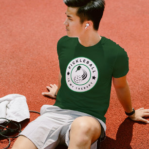 Camiseta Jogador do Clube, Pickleball É Minha Terapia T-Shi