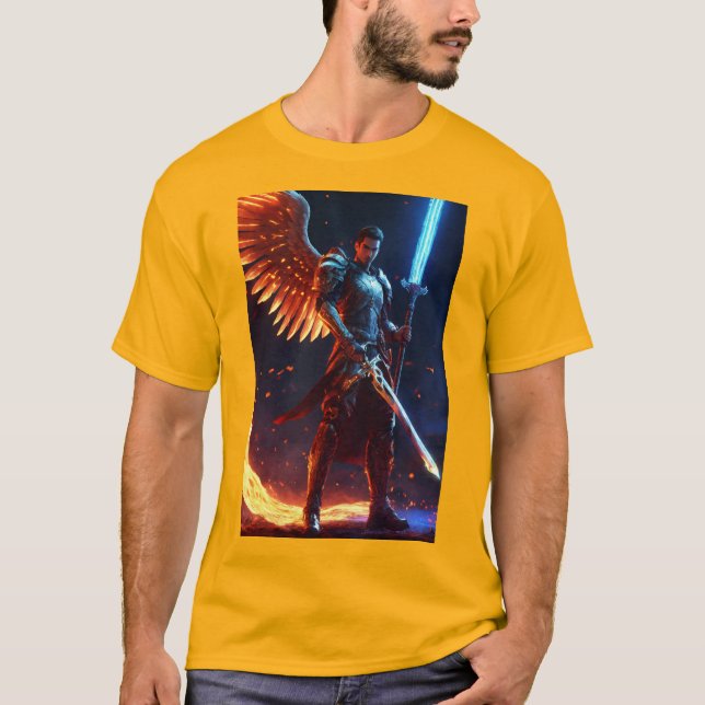 Camiseta "Jogador do Diabo Angel:Ultimate Power&Control T-S (Frente)