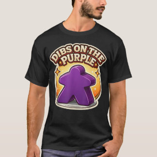 Camiseta Jogador do Jogo de Tabuleiro Meeple Roxo