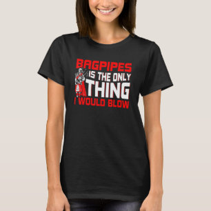 Camiseta Jogador Do Mens Bagpipe A Única Coisa Que Eu Explo