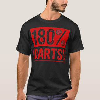 Camiseta Jogador do Pão de 180 Darts Engraçados