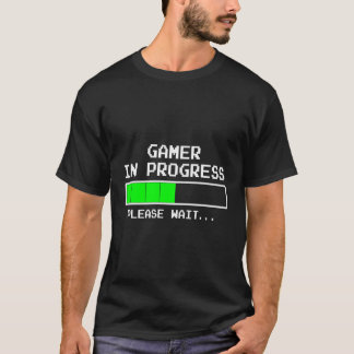 Camiseta Jogador Em Andamento Aguarde Videos games Engraçad