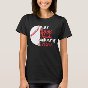 Camiseta Jogador Engraçado de Baseball Qoute Baseball