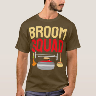 Camiseta Jogador Engraçado de Broom Squad