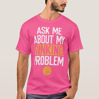 Camiseta Jogador Engraçado de Pickleball Remo Pickleballing