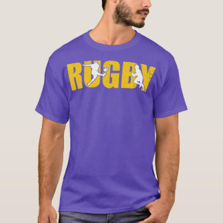 Camiseta Jogador Engraçado de Rugby do Esporte
