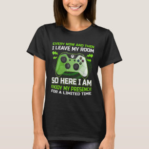 Camiseta Jogador Engraçado De Vez Em Quando E Depois Deixo
