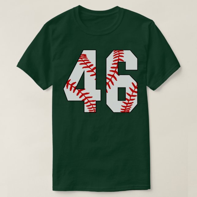 Camiseta Jogador Favorito B do Baseball Number Jersey (Frente do Design)