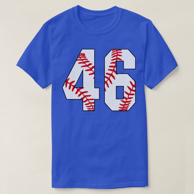 Camiseta Jogador Favorito B do Baseball Number Jersey (Frente do Design)