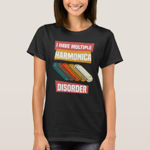 Camiseta Jogador francês Harp & Harmonica do Orgão Boca