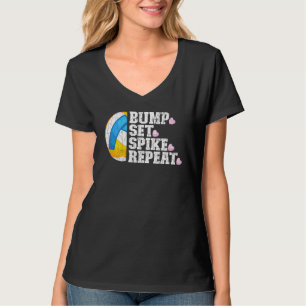 Camiseta Jogador Gráfico de Voleibol Repetitivo Repeticioná
