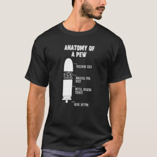Camiseta Jogador Gun Geek Arma de Anatomia de Pew
