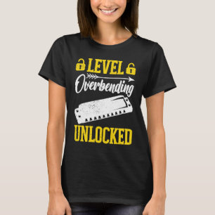 Camiseta Jogador Harmonia de Sobreflexão de Nível Desbloque