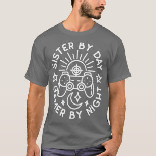 Camiseta Jogador Irmã Por Dia Por NoiteVídeo Jogo do Lover