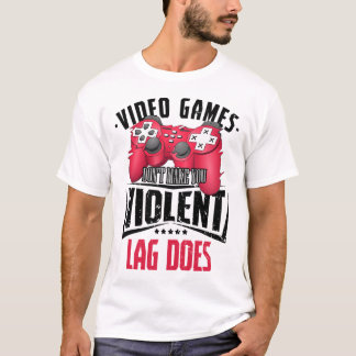 Camiseta Jogador Jogador Video Games Controles Computador J