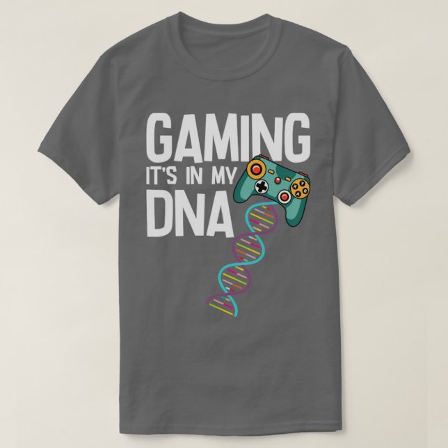 Camiseta Jogador Jogando Isso No Meu DNA (Frente do Design)