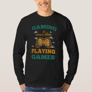Camiseta Jogador Jogos É Mais Do Que Jogar Jogos Vídeo Play