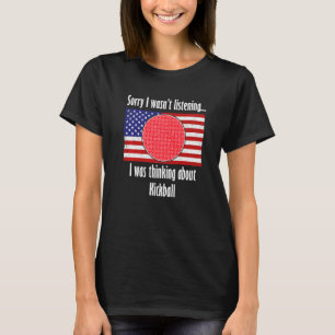 Camiseta Jogador Kickball de Esportes de Bola de Treinament