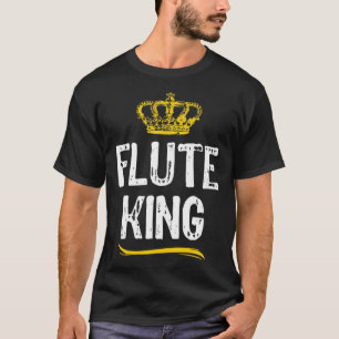 Camiseta Jogador Legal Flutista de Meninos Flute King