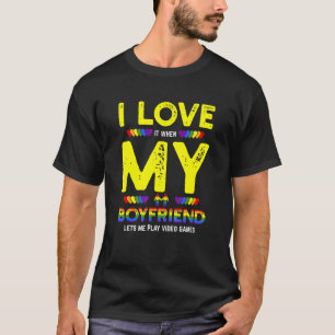 Camiseta Jogador LGBT E Eu Adoro Quando Meu Namorado me Dei