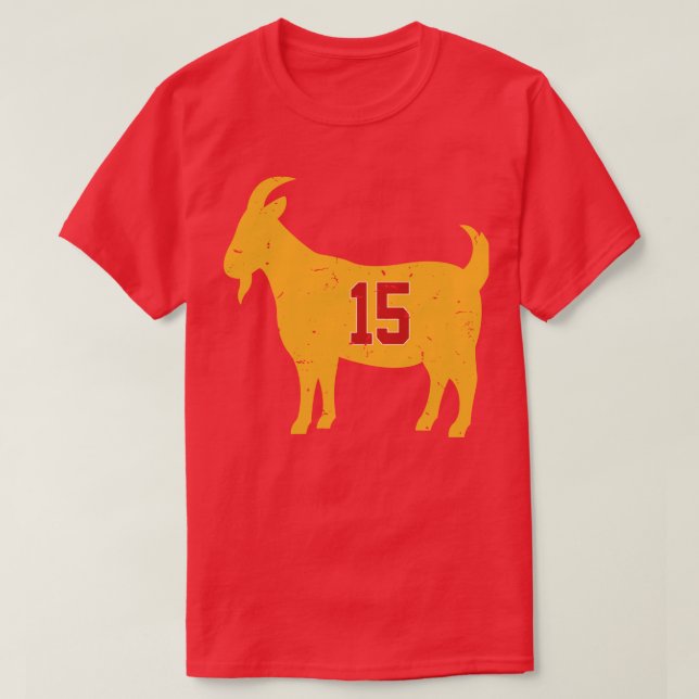 Camiseta Jogador Mahome Goat 15Perfect Gift Para Ventilador (Frente do Design)