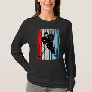 Camiseta Jogador Motivacional de Hóquei no Gelo 17º Anivers