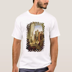 Camiseta Jogador napolitana do bagpipe em Roma invernal,