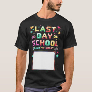Camiseta Jogador No Último Dia Da Escola Assina O Fim De Mi
